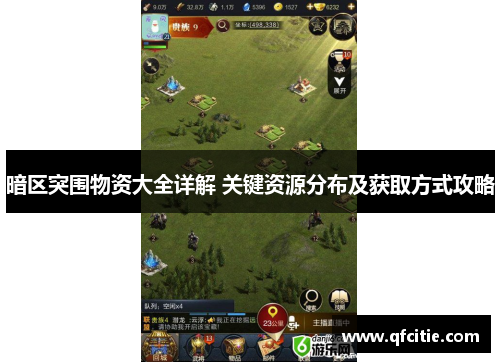 暗区突围物资大全详解 关键资源分布及获取方式攻略