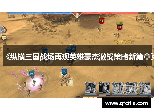 《纵横三国战场再现英雄豪杰激战策略新篇章》
