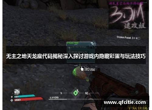 无主之地天龙座代码揭秘深入探讨游戏内隐藏彩蛋与玩法技巧